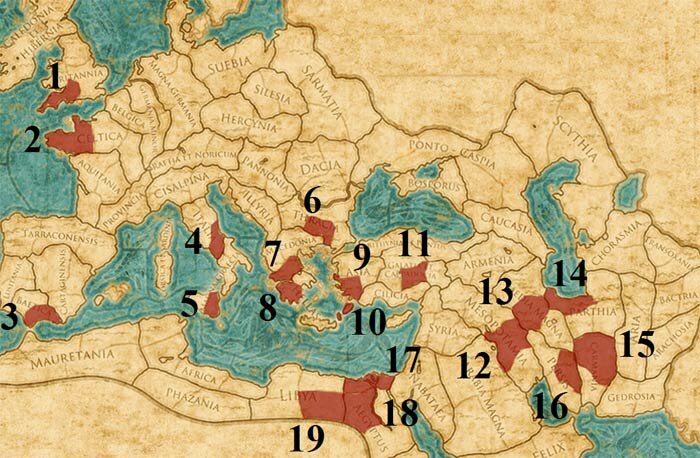 Руководство для новичка Total War: Rome 2. Построения (формации). Чудеса в Риме 2